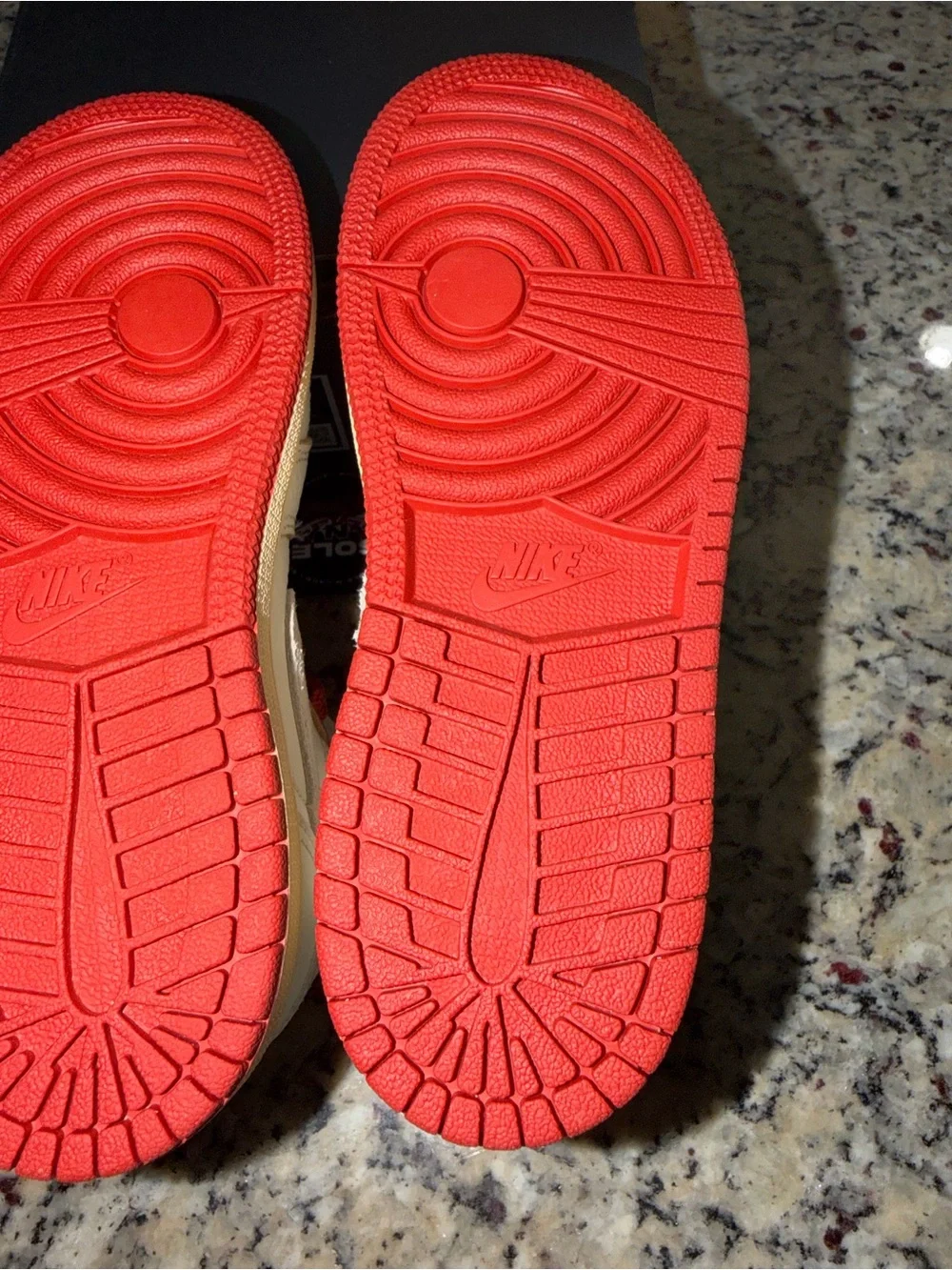 Size 13c Jordan 1 Retro High OG Rare Air Sail Cinnabar (PS) SKU FD2597-100